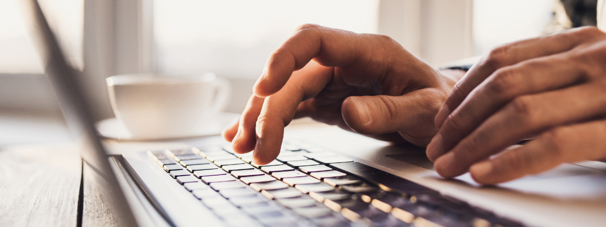 typing fingers header image